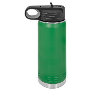 Insulated Water Bottle | 20 oz - Black Diamond Laser Design