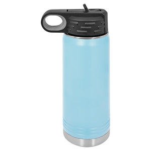 Insulated Water Bottle | 20 oz - Black Diamond Laser Design