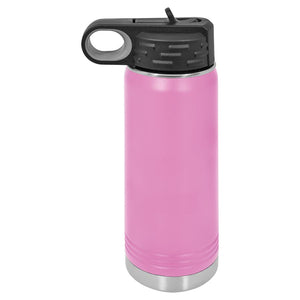 Insulated Water Bottle | 20 oz - Black Diamond Laser Design