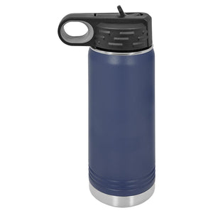 Insulated Water Bottle | 20 oz - Black Diamond Laser Design