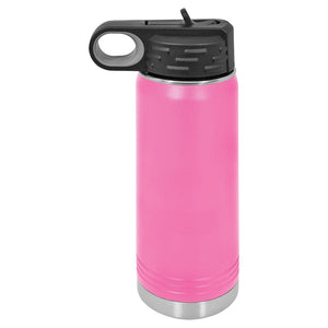 Insulated Water Bottle | 20 oz - Black Diamond Laser Design