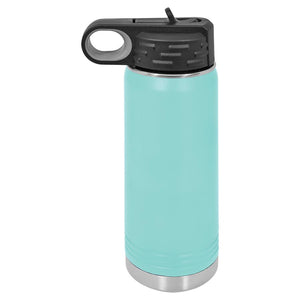 Insulated Water Bottle | 20 oz - Black Diamond Laser Design