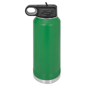 Insulated Water Bottle | 32 oz - Black Diamond Laser Design