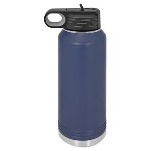 Insulated Water Bottle | 32 oz - Black Diamond Laser Design