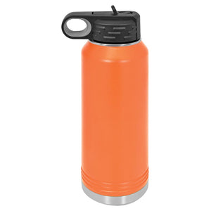 Insulated Water Bottle | 32 oz - Black Diamond Laser Design