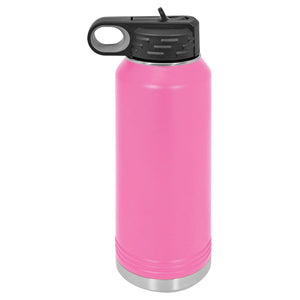 Insulated Water Bottle | 32 oz - Black Diamond Laser Design