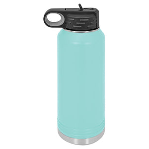 Insulated Water Bottle | 32 oz - Black Diamond Laser Design