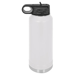Insulated Water Bottle | 32 oz - Black Diamond Laser Design