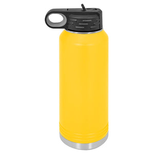 Insulated Water Bottle | 32 oz - Black Diamond Laser Design