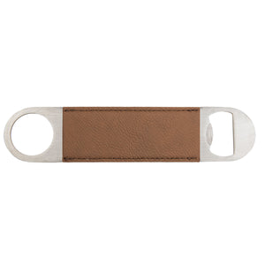 Bottle Opener | Leatherette - Black Diamond Laser Design