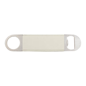 Custom Bottle Opener | Leatherette - Black Diamond Laser Design