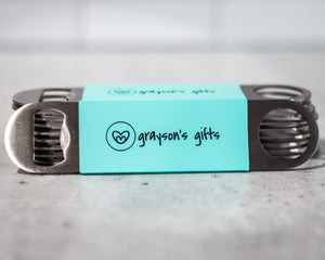 Bottle Opener | Silicone - Black Diamond Laser Design