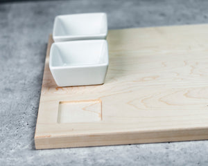 Personalized Charcuterie Board Set - Black Diamond Laser Design