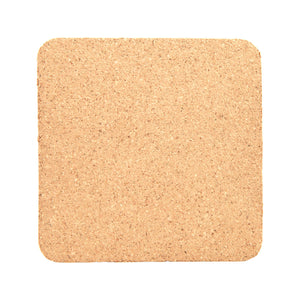 Personalized Coasters | Cork - Black Diamond Laser Design