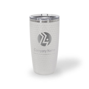 20 oz Golf Ball Tumbler | Vacuum Insulated - Black Diamond Laser Design