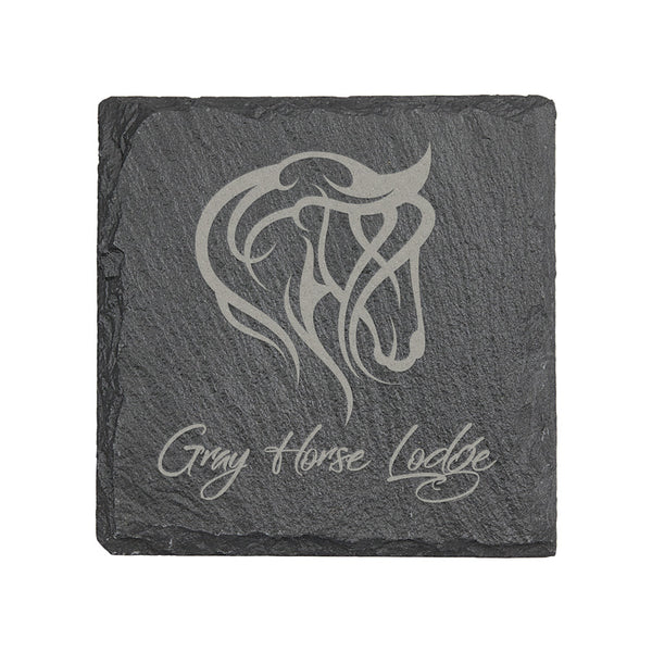 Personalized Coasters | Slate