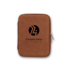 Rawhide tech organizer cover with laser engraved logo