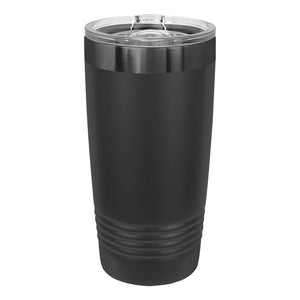 Travel Tumbler | Ghost Black - Black Diamond Laser Design