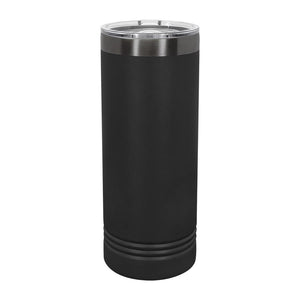 Skinny Tumbler | Ghost Black - Black Diamond Laser Design
