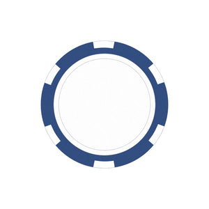 Poker Chip Golf Ball Markers - Black Diamond Laser Design