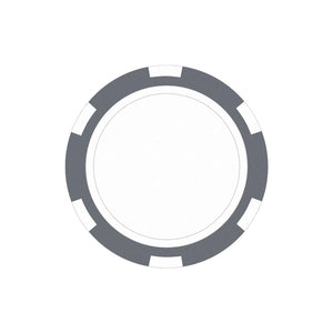 Poker Chip Golf Ball Markers - Black Diamond Laser Design