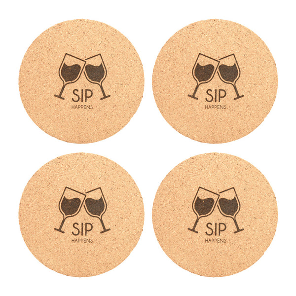 Personalized Coasters | Cork