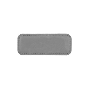 Name Badge with Magnet | Faux Leather - Black Diamond Laser Design