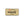Large Gold name tag with a logo on a white background