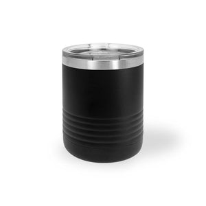 10 oz Lowball Tumbler | Personalized - Black Diamond Laser Design