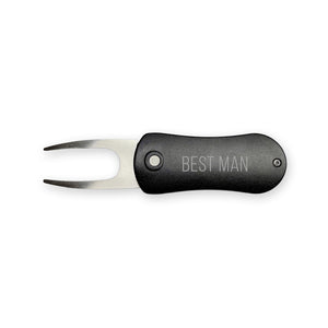 Personalized Divot Repair Tool - Black Diamond Laser Design