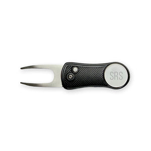 Personalized Divot Repair Tool - Black Diamond Laser Design
