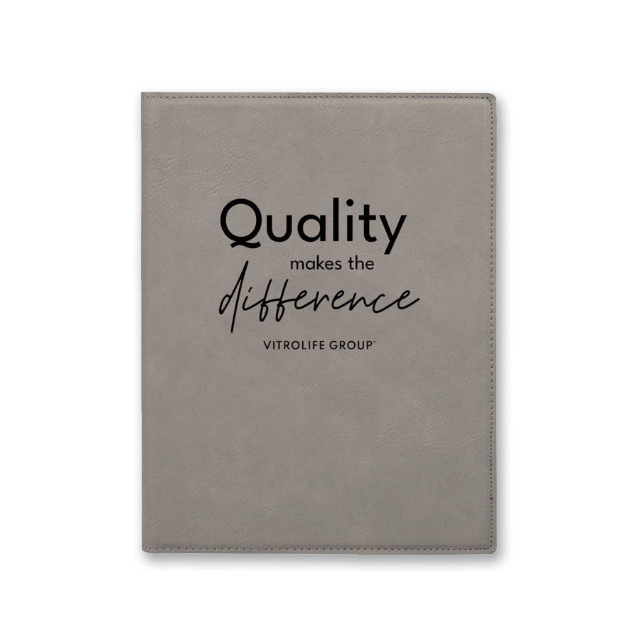 Leatherette Padfolio - Black Diamond Laser Design
