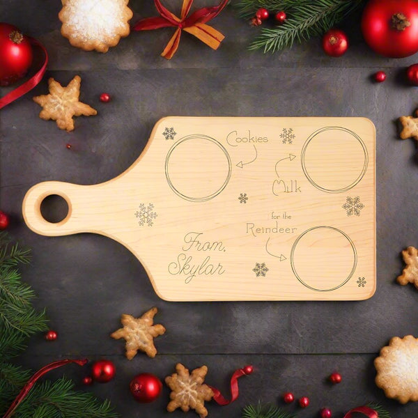 Personalized Santa Cookie Board