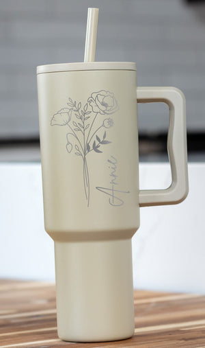 Simple Modern | Trek Tumbler - Black Diamond Laser Design