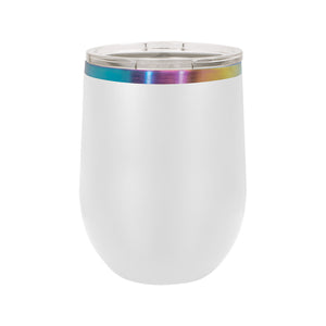 Wine Tumbler | Prism - Black Diamond Laser Design
