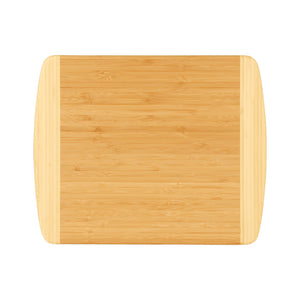 Two-Tone Bamboo Cutting Board - Black Diamond Laser Design