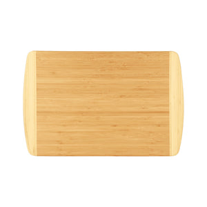 Two-Tone Bamboo Cutting Board - Black Diamond Laser Design