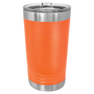Vacuum Insulated Tumbler | Pint - Black Diamond Laser Design