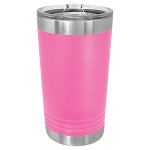 Vacuum Insulated Tumbler | Pint - Black Diamond Laser Design