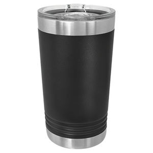 Vacuum Insulated Tumbler | Pint - Black Diamond Laser Design