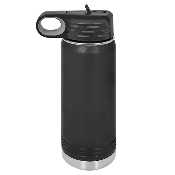 Vacuum Insulated Water Bottle - Black Diamond Laser Design