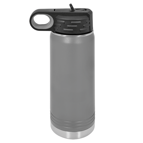 Vacuum Insulated Water Bottle - Black Diamond Laser Design