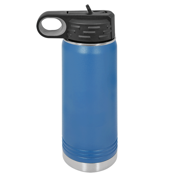 Vacuum Insulated Water Bottle - Black Diamond Laser Design