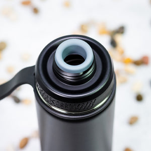 Personalized Eco-Vessel "THE BOULDER" Water Bottle - Black Diamond Laser Design