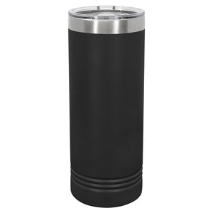 Vacuum Insulated Tumbler | Skinny - Black Diamond Laser Design