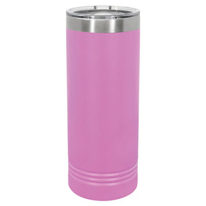 Vacuum Insulated Tumbler | Skinny - Black Diamond Laser Design