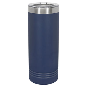 Vacuum Insulated Tumbler | Skinny - Black Diamond Laser Design