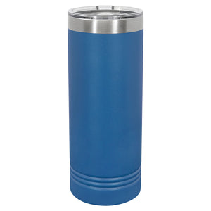 Vacuum Insulated Tumbler | Skinny - Black Diamond Laser Design