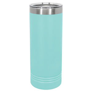 Vacuum Insulated Tumbler | Skinny - Black Diamond Laser Design