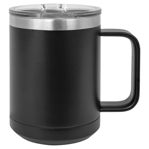Vacuum Insulated Tumbler | Mug - Black Diamond Laser Design